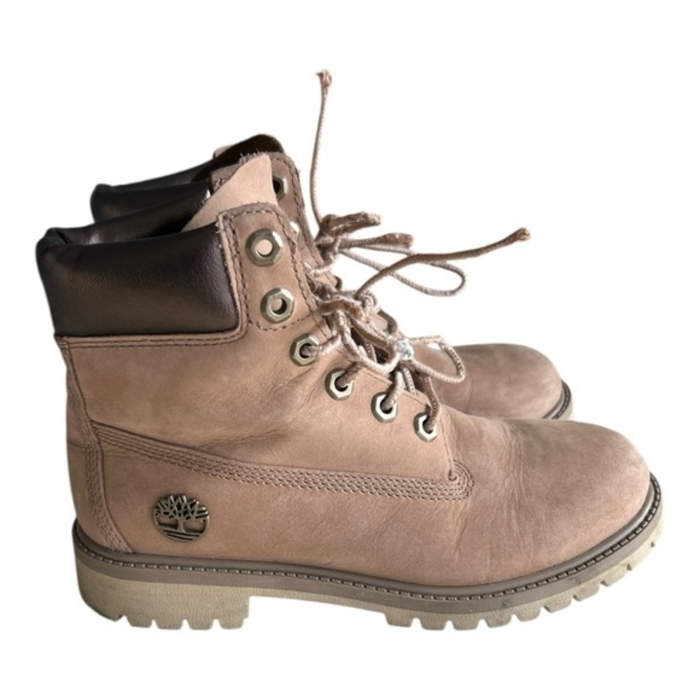 Timberland Boys Lace-Up Boots Size 4